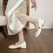 Shallow Single Shoes Women's Thick Heel Soft Sole Temperament With Skirt Gentle French Mary Jane Shoes_vogvips.com