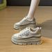 thick-soled White Shoes Female And Female Students Casual Sports Versatile Board Shoes Street Shooting_vogvips.com