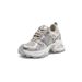 Inner Height Increase, Small Stature, Breathable Dad Shoes, Women's 2025 Summer New Thick Sole, Versatile Casual Mesh_vogvips.com
