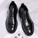 Men's Classic Brogue Oxford Shoes – Breathable PU Leather Casual Shoes With Cushioned Comfort & Stylish Design_vogvips.com