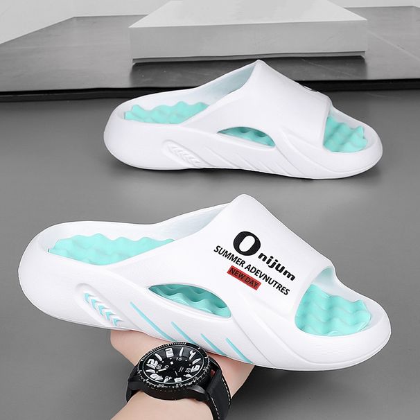Summer Massage Slides Indoor Outdoor Sandals Beach Casual Shoes Comfortable Sole Men's Slippers Big Size 46 47_vogvips.com