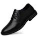 Men's Round Head Leather Shoes Formal Leather Shoes Casual Men's Lazy Single Shoes_vogvips.com