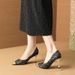 7666E Satin Metal Pointed Toe High Heels Women's Elegant Thin Heel Single Multi-color Party Commuting Shoes_vogvips.com