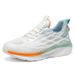 Flyknit Men's 2026 New Summer Breathable Mesh Casual Sports Running Shock-Absorbing Height-Increasing White Dad Shoes_vogvips.com