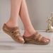 Large Size Summer New Style Wedge Heel Hollowed Out Straight Line Women's Sandals_vogvips.com