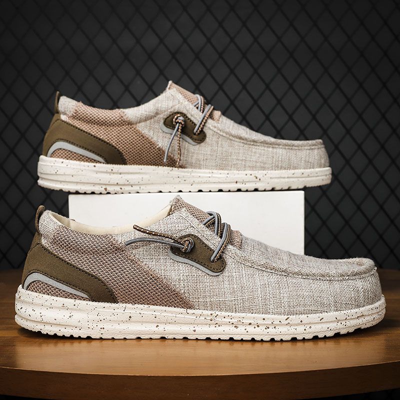 Large Size 40-48 Casual Cloth Loafers Lightweight Men's Shoes_vogvips.com