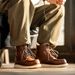 European Warm Series MRA Turn-down Collar Work Men's Winter British Style Denim High-top Leather Versatile Ankle Martin Boots_vogvips.com