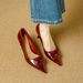 Comfortable High-heeled Shoes For Women, 2026 Spring New French Style Patent Leather Solid Color Sexy Pointed Toe Stiletto Shallow_vogvips.com