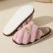Furry For Women, Autumn And Outdoor Non-Slip Indoor Thick Sole Home Fluffy Slippers, Winter Warm Cotton Slippers_vogvips.com