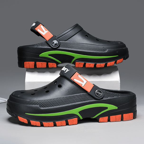 Sandals Men's Beach Shoes Casual Breathable Half Pack Sandals_vogvips.com