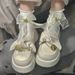 British Style Small Leather Shoes For Women 2025 Spring New Japanese JK Big Toe Shoes One Step Bow Loafers Trendy_vogvips.com
