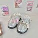 Ballet Shoes High End Decorative Buckle Pearl Chain Bow Shoe Flower Pendant_vogvips.com