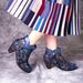 Winter Blue Height-Increasing Adhesive Shoes Martin Boots For Women In Stock Low-Cut Round-Toe SGS Sandals_vogvips.com