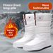 25 New Thickened Women's Large Size Warm Mid-Calf Winter Snow Boots Non-Slip Casual Cross-Border Cotton Shoes_vogvips.com