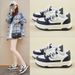 Little White Shoes Female Student Platform Heightening Shoes Sports Board Shoes Casual Shoes_vogvips.com