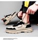 Men's Shoes Trendy Dad Shoes Leather Surface Breathable Sports Shoes Platform Casual Board Shoes_vogvips.com