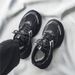 Men's 2024 Autumn New Mesh Breathable Casual Sports White Ins Versatile Thick Sole Non-Slip Dad Shoes_vogvips.com