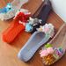 Wedding Pointed-toe Jelly Shallow Shoes, Crystal PVC Outdoor Casual Sandals, Slip-on Hollow Dance Shoes_vogvips.com