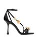 26ss Summer New Style Gold Flower Single Shoes One-Strap Sexy Open-Toe Design Square Toe Stiletto High Heel Sandals For_vogvips.com