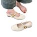 Lan Cabinet Version ~ Square Hidden Heel Half Slippers For Women With One Strap, Shallow Mouth, Soft Leather, Versatile_vogvips.com