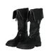 2025 Spring And Autumn New Over-the-Knee For Women With Belt Buckle, Melad Thick-Soled Motorcycle Rider Boots, High Tube_vogvips.com