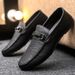 SHLIANG Leather Men Casual Shoes Comfortable Light Men Loafers Formal Men Dress Shoes Breathable Slip on Men Driving Shoes Y0156_vogvips.com