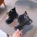 Kids PU Leather Fashion Winter Children's Boys Girls Anti Slip Toddler Short Snow Boots Littlesprouts Sizes 21 - 30_vogvips.com