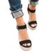 Sandals 2025 Women's Summer Plus New Peep Toe Wedge Straw Woven Shoes Size 43_vogvips.com