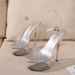 2021 Summer New Pointed Toe Waterproof Platform Stiletto High Heels Casual Wedding Fashion Sandals Women's Single Shoes_vogvips.com