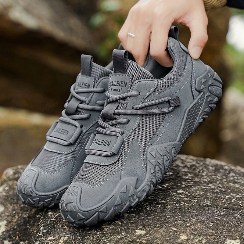 Men's Safety Work Shoes, Breathable, Non-slip, Wear-resistant, Lightweight, Sport Casual Hiking Shoes For Construction Work_vogvips.com