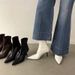 Pointed Toe For Women 2025 New Women's Autumn Winter High Heels Stiletto Zipper Slim Short Boots_vogvips.com