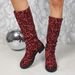 Over-the-Knee For Women, Chunky Heel, 2025 Autumn/Winter New Style, Long Boots, Round Toe, Western Riding Boots_vogvips.com