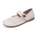 Hollow-out Slippers 2026 Spring-summer New Vintage Slip-on Flat Mesh Sandals Breathable Closed-toe Half-slippers For_vogvips.com