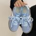 Summer Breathable S Sneakers Soft Soled Casual And Comfortable Flat Blue Wear Resistant Outdoor Walking Shoes For_vogvips.com