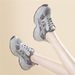 Trendy Gray Thick-soled Height-increasing Sneakers, New Spring Casual Shoes For Women, Versatile Dad Shoes_vogvips.com