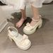 MTX Mary Jane High Heels For Women 2026 New French Versatile Elegant Chunky Heel Single Gentle Style Bridesmaid Shoes_vogvips.com