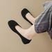 Shallow Single Shoes Women's Flat-bottomed French Temperament Split-toed Shoes One Pedal Retro Pig's Trotters Shoes_vogvips.com