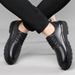 2024 New Autumn British Style Round Leather Men's Business Formal Big Toe Work Shoes_vogvips.com
