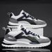 Men's Low-Top Laced Training Sneakers, Suitable For Outdoor Workouts, Anti-Slip Comfortable Hiking Shoes_vogvips.com