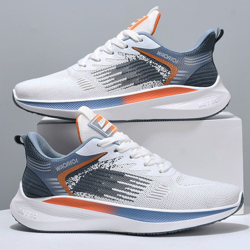 Shoe Factory Wholesale A Style High Version Men S Sports Shoes Shoes Casual Sports Cloth Fly Woven Net Tide_vogvips.com