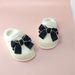 Women's Cotton Cute Bowknot Home Indoor Non-Slip Black Warm Slippers Autumn Winter_vogvips.com