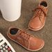 Hot Sale Men Womens Shoes Leather Wide Barefoot Shoes Soft Sole Male Casual Shoes Fashion Wear Wear Resistant Women Men Sneakers_vogvips.com