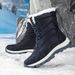 Snow Boots For Women, Winter With Thick Velvet And Warm Cotton Shoes_vogvips.com