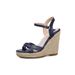 2022 Summer New Women's Straw Sandals With Buckle Straps, Foreign Trade, European And American Style, Wedge Heel,_vogvips.com