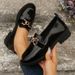 New Loafers Women's Shoes Platform Lace-up Shoes Small Leather Shoes_vogvips.com