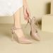 MTX 1088-15 Waterproof Platform Single Shoes 2025 Wom's Summer New Thin Heels Hollow Pointed Toe High Heel Sandals For_vogvips.com
