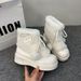 Original Cute Lolita Snow For Women 2025 New Winter Fleece Lined Thickened Warm Short Boots Thick Sole Cotton Shoes_vogvips.com