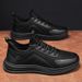 Men's Shoes Casual Trend All Match Lightweight Casual Sports Shoes Men's Shoes Outdoor Running Shoes Breathable Single Leather Shoes_vogvips.com