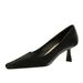 6183-5 Style Women's With Thin High Heels, Shallow Mouth, Small Square Toe, Simple Fit, Appearing Slim In Spring And_vogvips.com