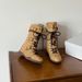 Women Boxing Boots Cowhide Version~5Cm Height-Increasing Thick-Soled Boxing For Women Upgraded Version Duck Hunting Belt Buckle Design_vogvips.com
